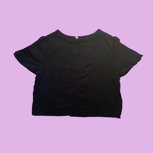 BLACK BOHO CHIC BLOUSE